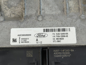 2017-2019 Ford Escape PCM Engine Control Computer ECU ECM PCU OEM P/N:HJ5A-12A650-MA Fits Fits 2017 2018 2019 OEM Used Auto Parts