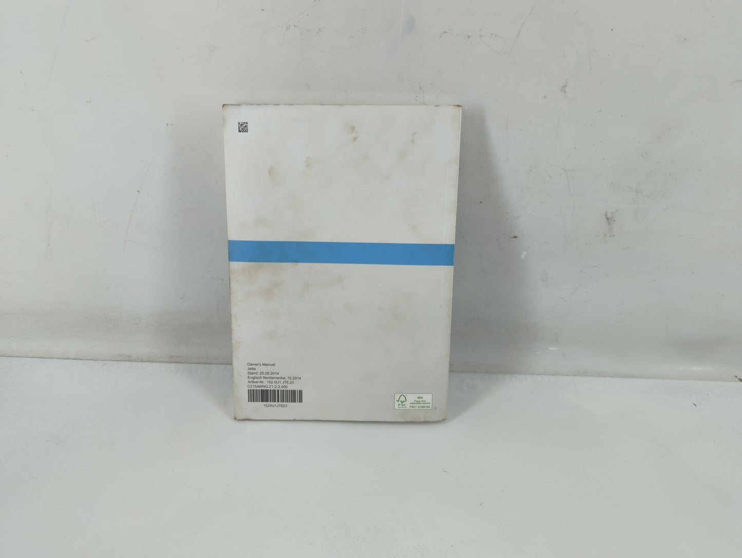 2015 Volkswagen Jetta Owners Manual Book Guide P/N:1525U1JT623 OEM Used Auto Parts - Oemusedautoparts1.com