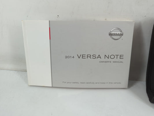2014 Nissan Versa Note Owners Manual Book Guide P/N:OM14E OE12U1 OEM Used Auto Parts