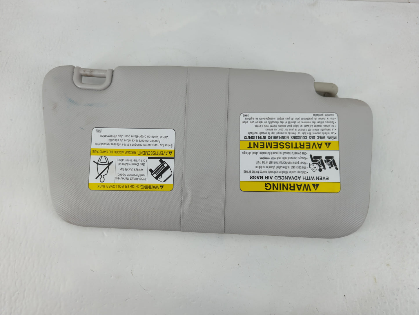 2011 Subaru Forester Sun Visor Shade Replacement Driver Left Mirror Fits OEM Used Auto Parts - Oemusedautoparts1.com