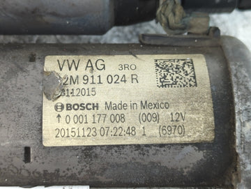 2014-2017 Volkswagen Beetle Car Starter Motor Solenoid OEM P/N:02M 911 024 R Fits OEM Used Auto Parts
