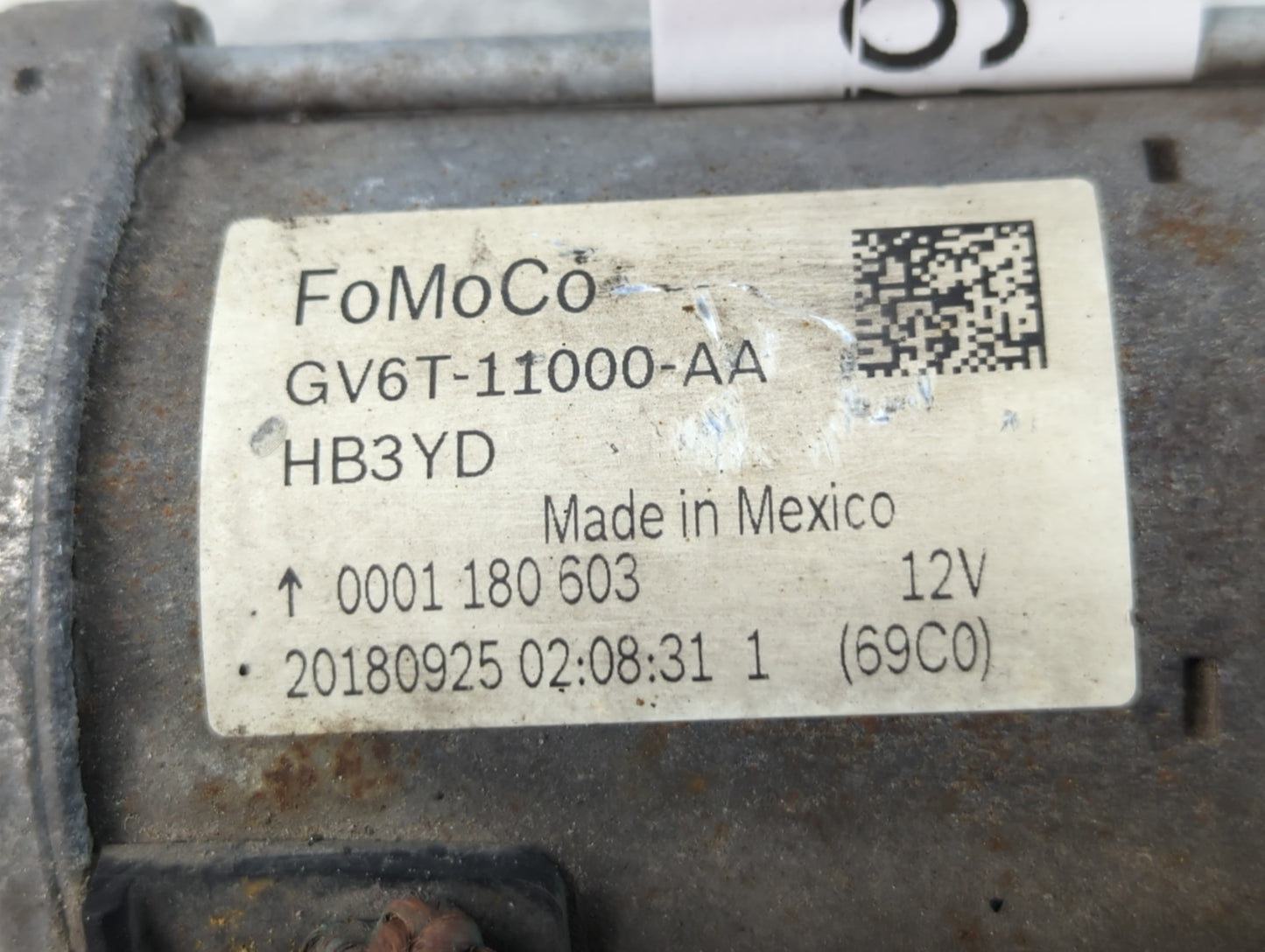 2017-2019 Ford Escape Car Starter Motor Solenoid OEM P/N:0001 180 603 GV6T-11000-AA Fits Fits 2017 2018 2019 2020 2021 2022 OEM Used Auto Parts - Oemusedautoparts1.com