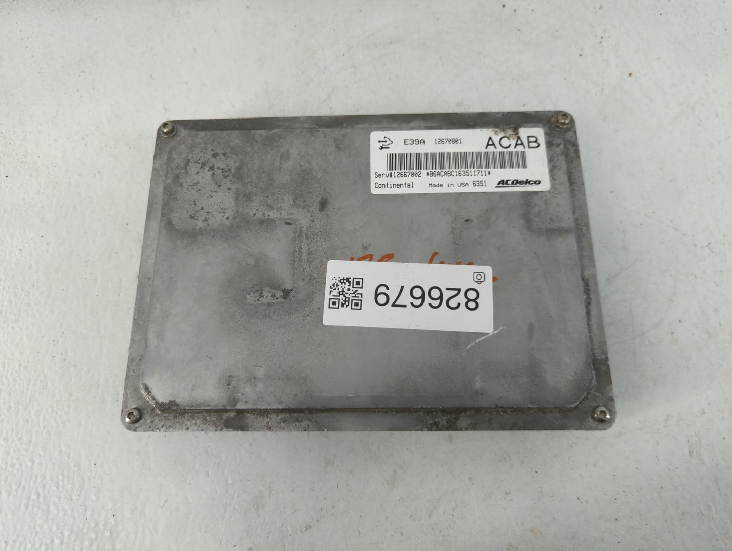 2017 Buick Enclave PCM Engine Control Computer ECU ECM PCU OEM P/N:12670801 Fits Fits 2018 2019 2020 OEM Used Auto Parts - Oemusedautoparts1.com