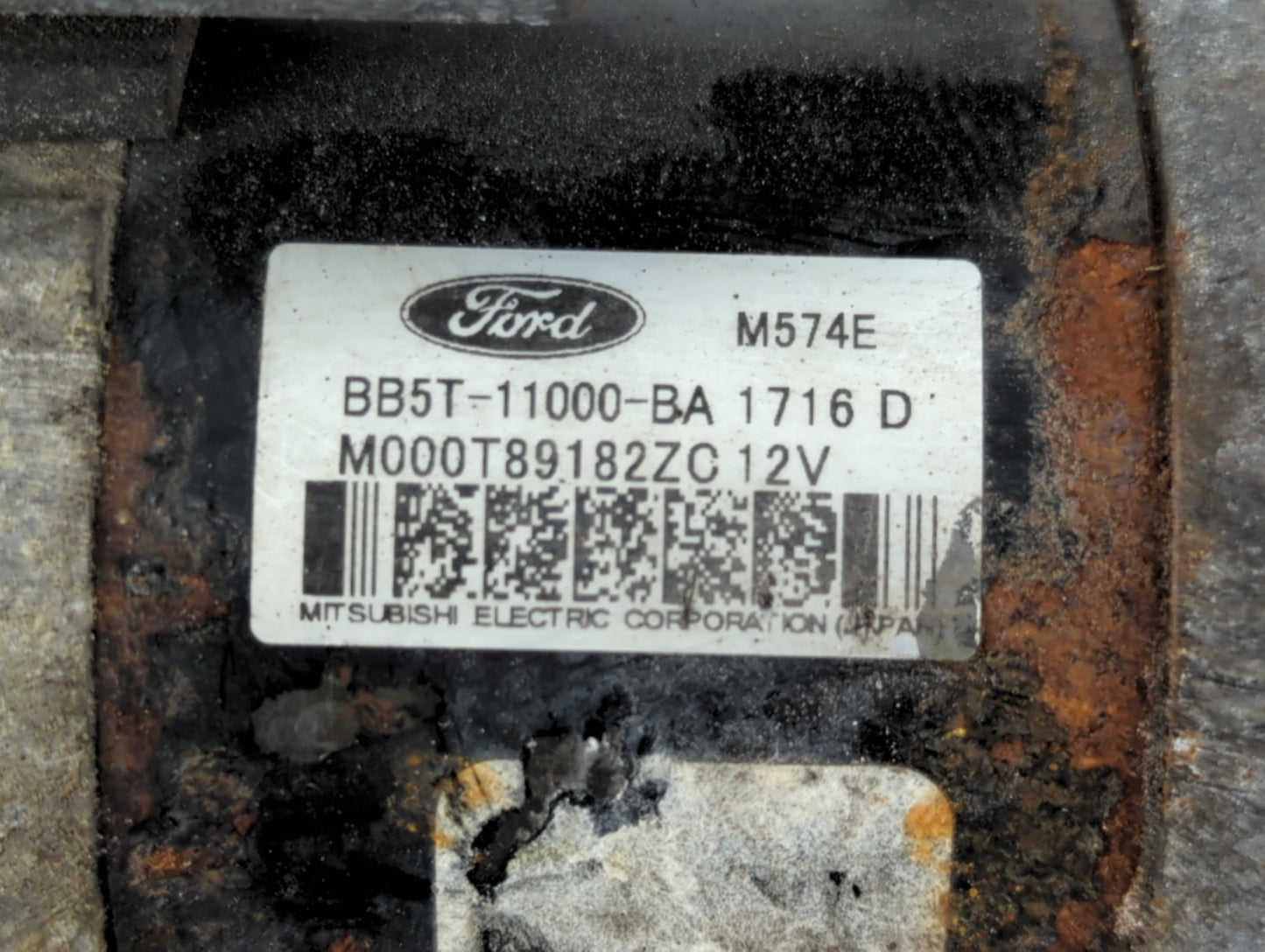 2015-2019 Lincoln Mkc Car Starter Motor Solenoid OEM P/N:BB5T-11000-BA Fits Fits 2012 2013 2014 2015 2016 2017 2018 2019 2020 OEM Used Auto Parts - Oemusedautoparts1.com