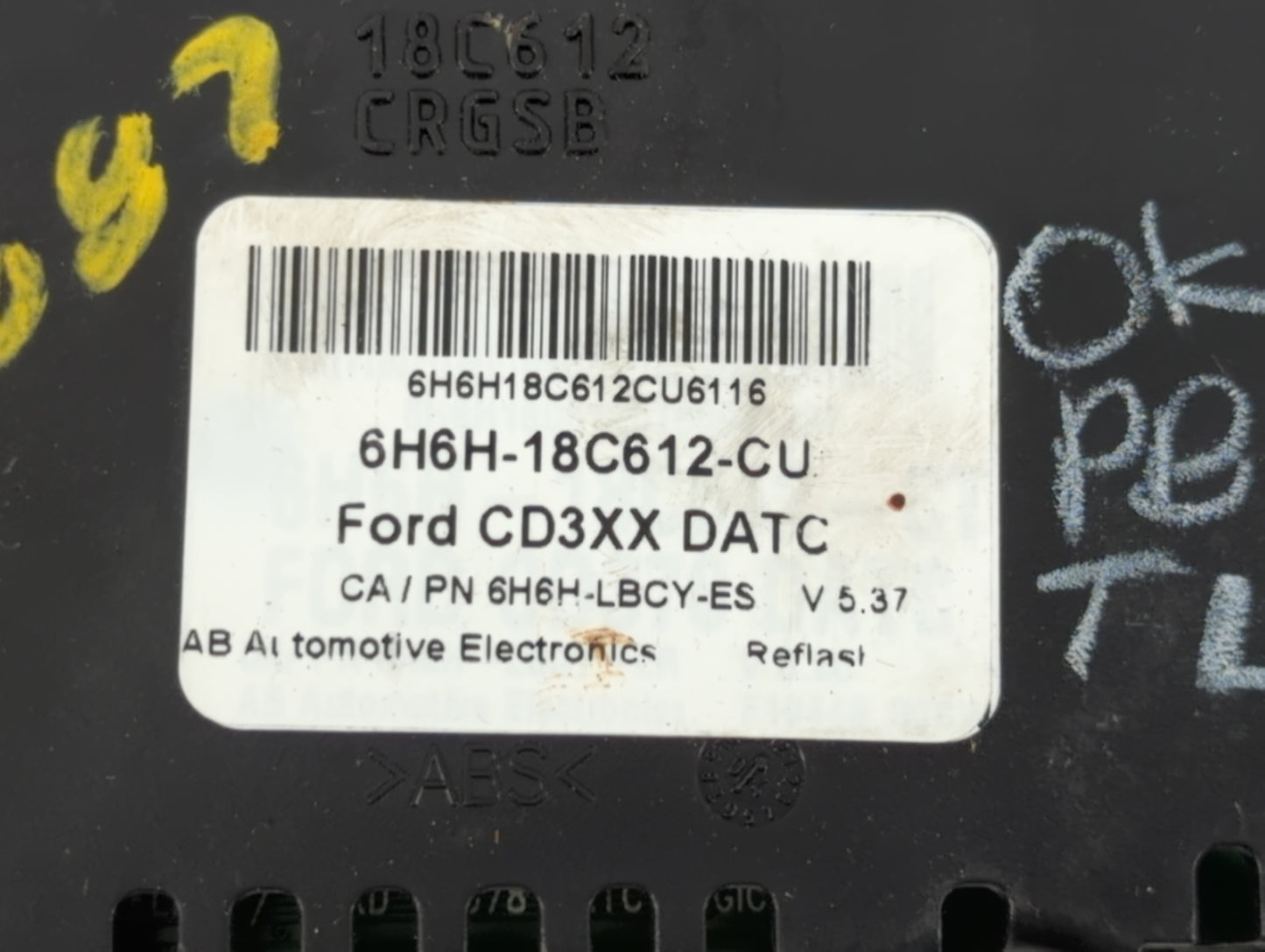 2006 Lincoln Zephyr Climate Control Module Temperature AC/Heater Replacement P/N:6H6H-18C612-CU Fits OEM Used Auto Parts - Oemusedautoparts1.com