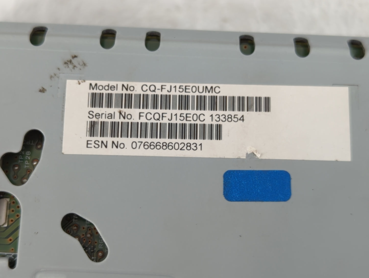 2017-2019 Lincoln Mkc Radio AM FM Cd Player Receiver Replacement P/N:133854 FCQFJ15E0C Fits Fits 2017 2018 2019 OEM Used Auto Parts - Oemusedautoparts1.com