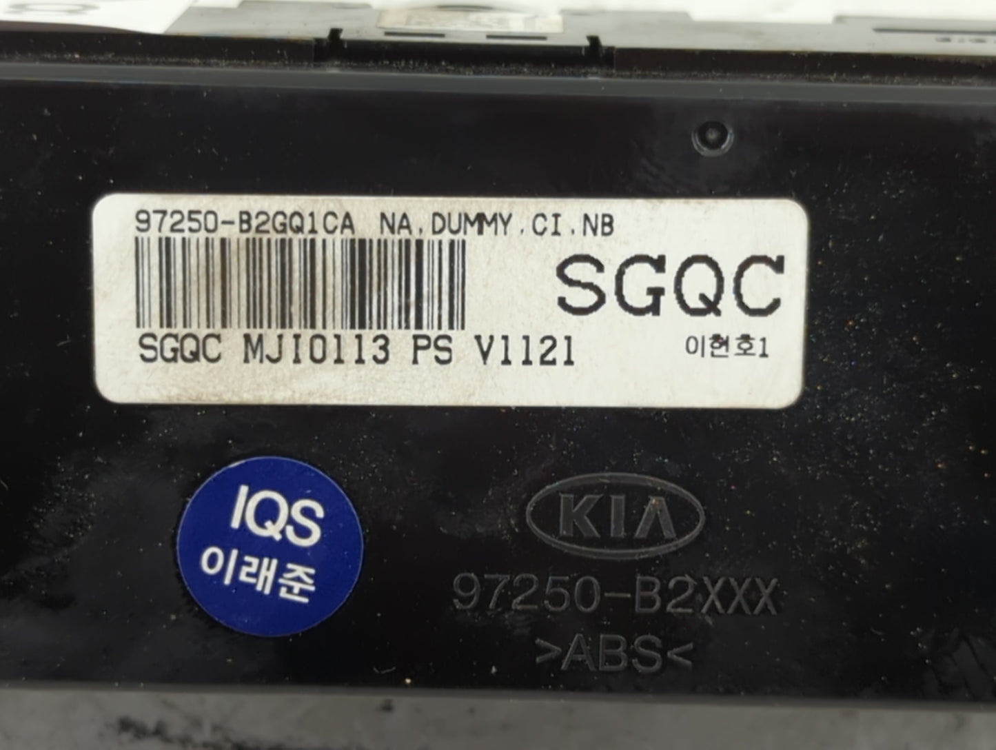 2017-2019 Kia Soul Climate Control Module Temperature AC/Heater Replacement P/N:97250-B2DQ1CA Fits Fits 2017 2018 2019 OEM Used Auto Parts - Oemusedautoparts1.com