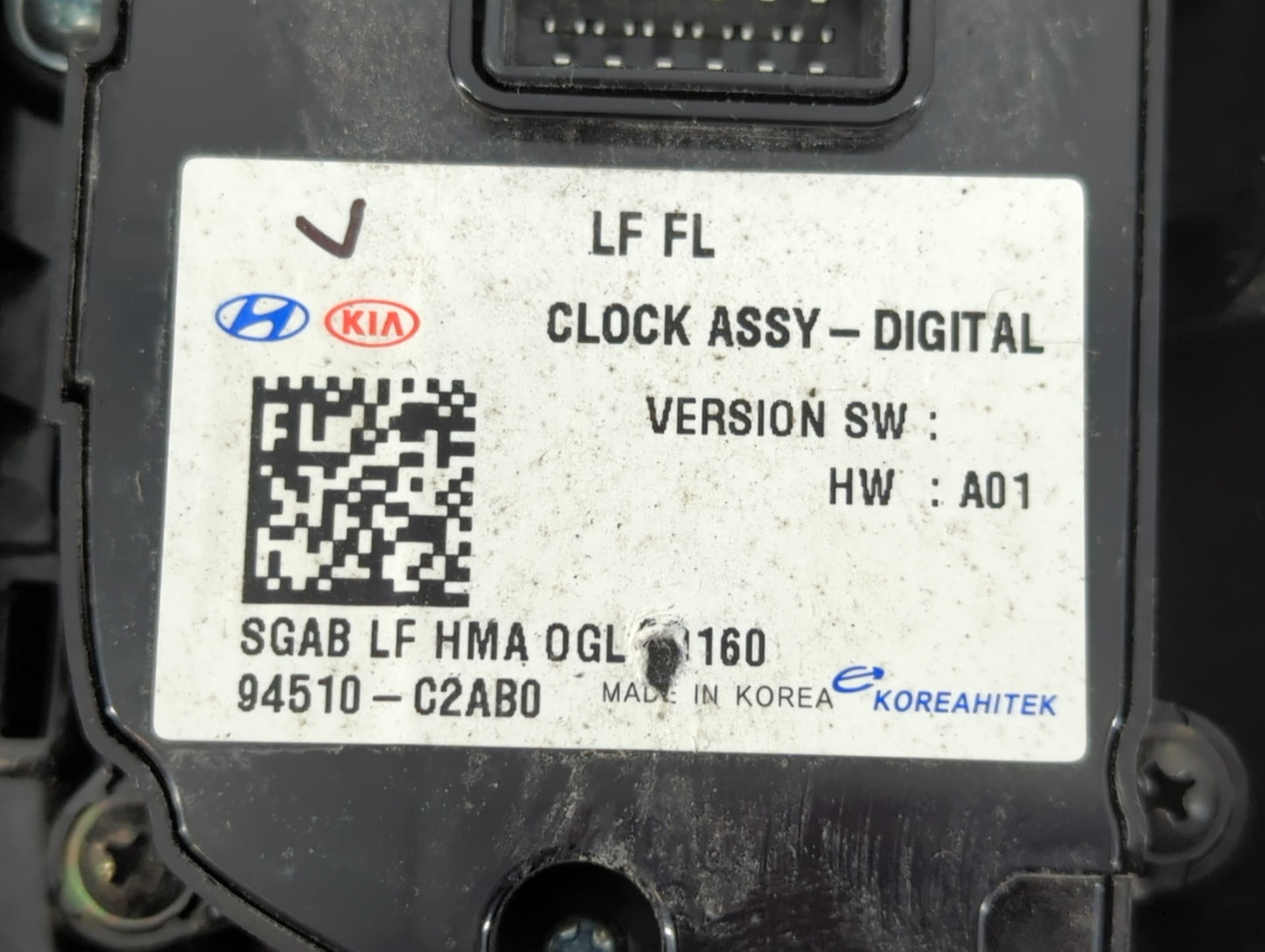 2018-2019 Hyundai Sonata Climate Control Module Temperature AC/Heater Replacement P/N:94510-C2AB0 Fits Fits 2018 2019 OEM Used Auto Parts - Oemusedautoparts1.com