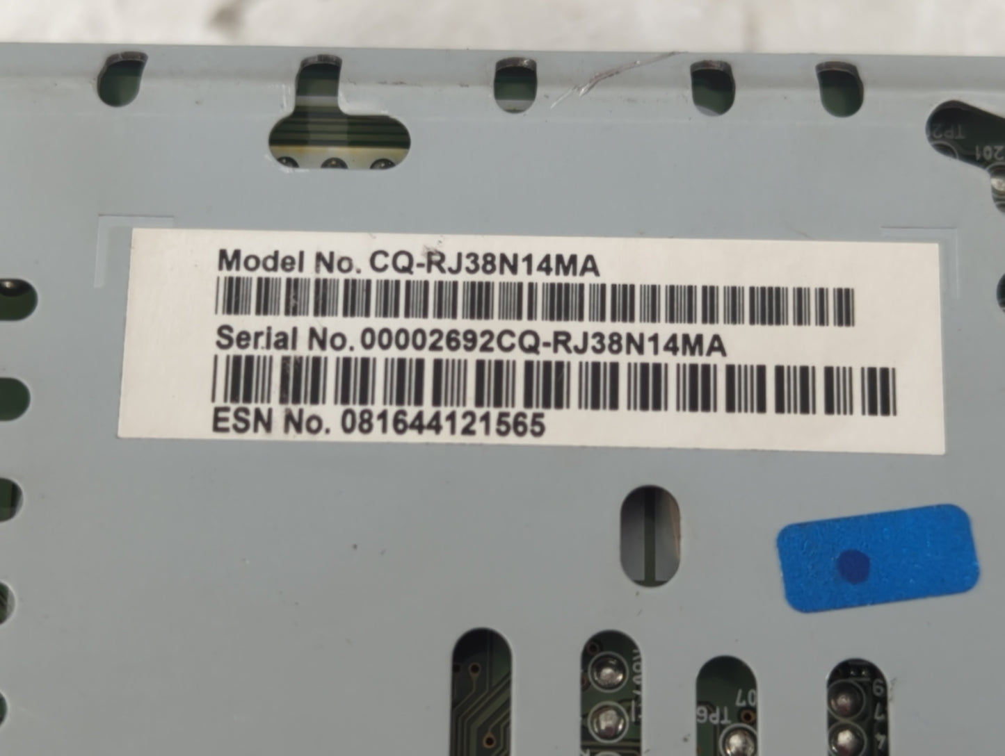 2019-2020 Ford Edge Radio AM FM Cd Player Receiver Replacement Fits Fits 2019 2020 OEM Used Auto Parts - Oemusedautoparts1.com