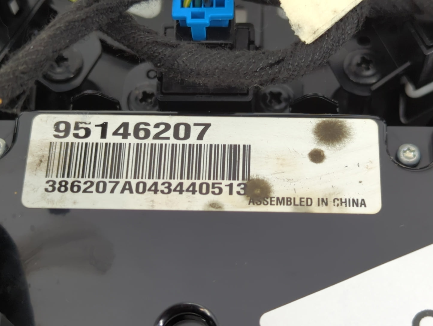 2012-2016 Chevrolet Cruze Climate Control Module Temperature AC/Heater Replacement P/N:95146207 Fits Fits 2012 2013 2014 2015 2016 OEM Used Auto Parts - Oemusedautoparts1.com