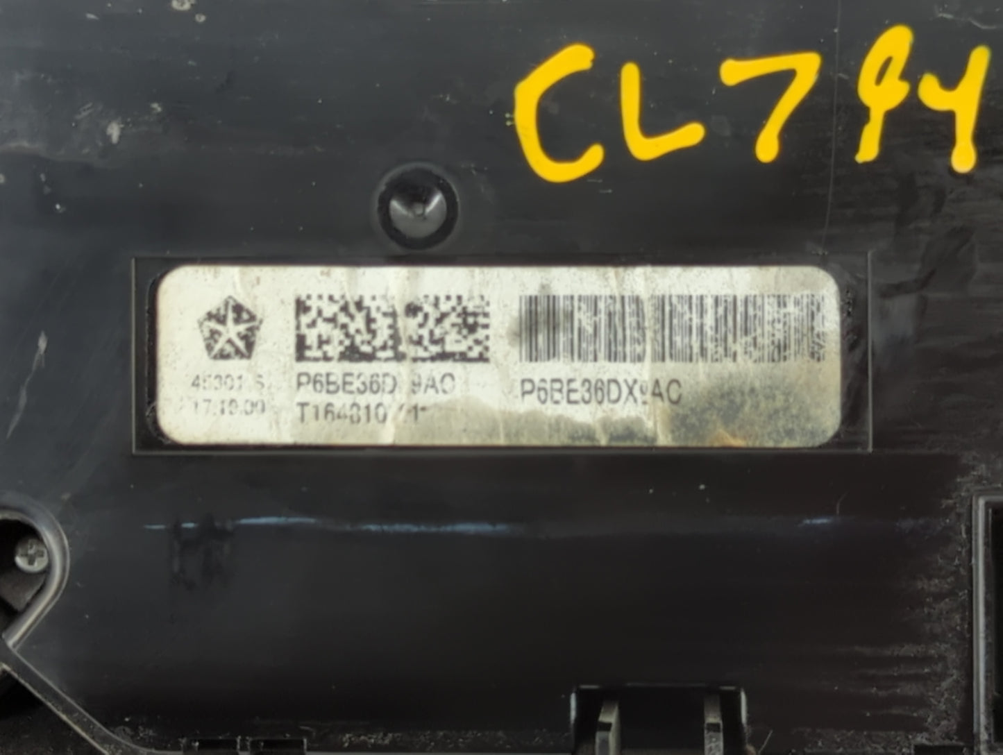 2014-2018 Jeep Wrangler Climate Control Module Temperature AC/Heater Replacement P/N:P6BE36DX0AC Fits OEM Used Auto Parts - Oemusedautoparts1.com