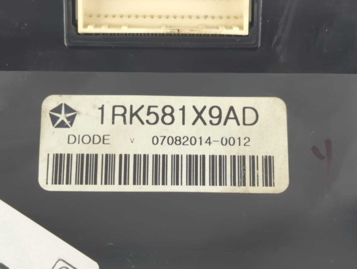 2011-2017 Dodge Journey Climate Control Module Temperature AC/Heater Replacement P/N:1RX581X9AD Fits OEM Used Auto Parts - Oemusedautoparts1.com