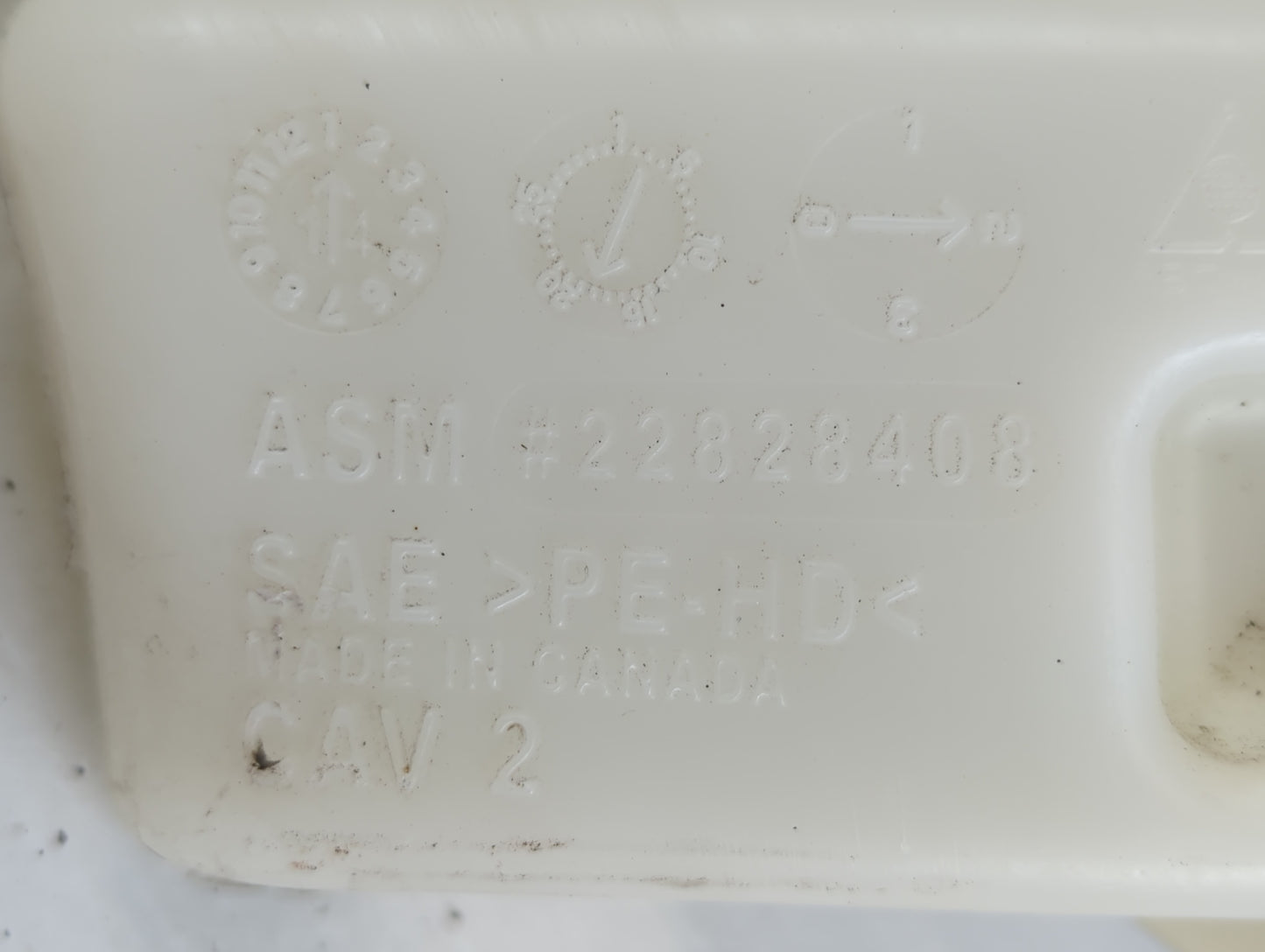 2010-2017 Gmc Terrain Windshield Washer Fluid Reservoir Bottle Oem - Oemusedautoparts1.com