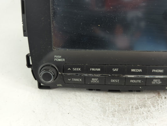 2014-2016 Kia Forte Radio AM FM Cd Player Receiver Replacement P/N:96560-A7405WK Fits Fits 2014 2015 2016 OEM Used Auto Parts