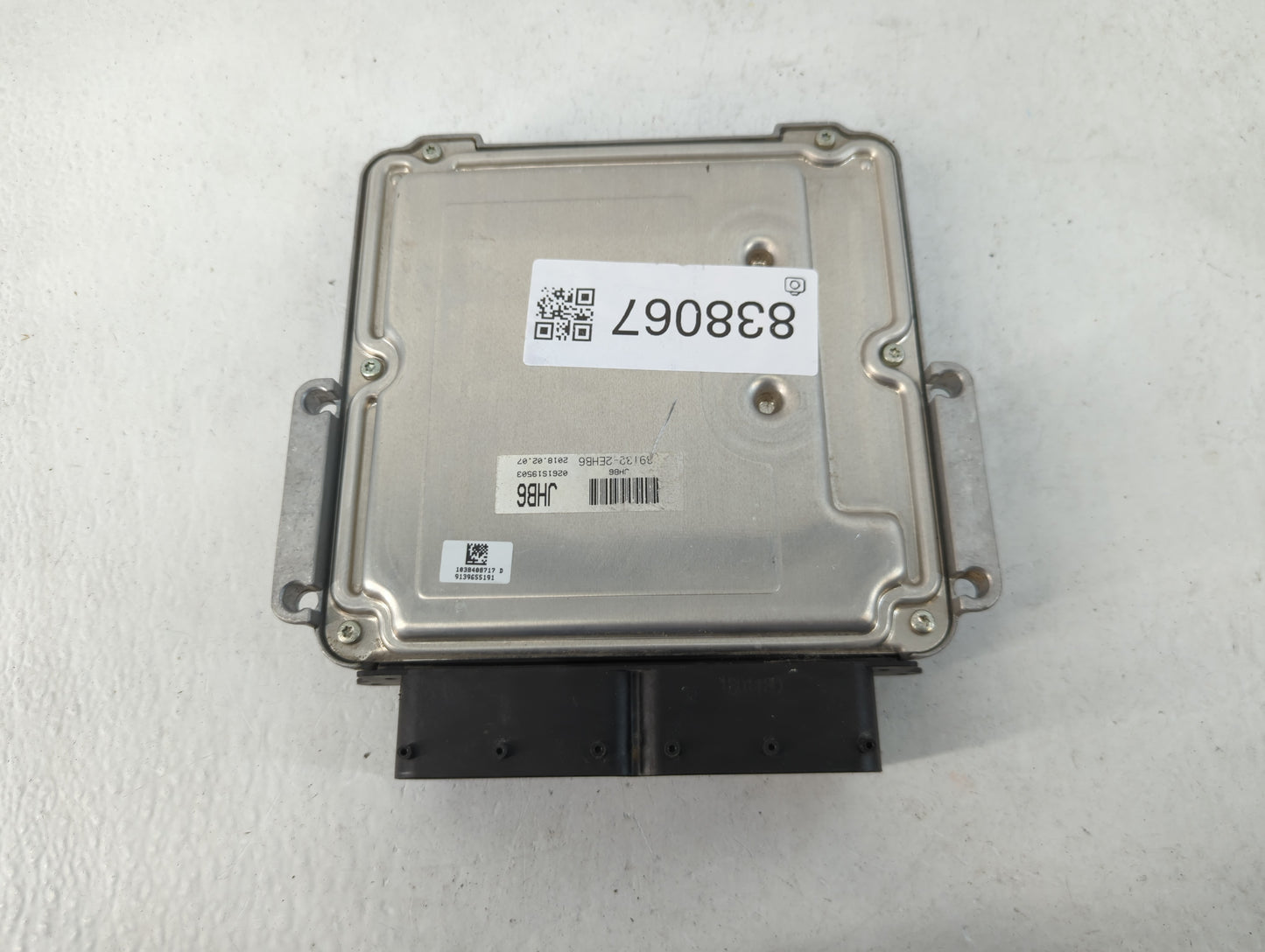 2018 Kia Soul PCM Engine Control Computer ECU ECM PCU OEM P/N:39133-2EHB6 Fits OEM Used Auto Parts - Oemusedautoparts1.com