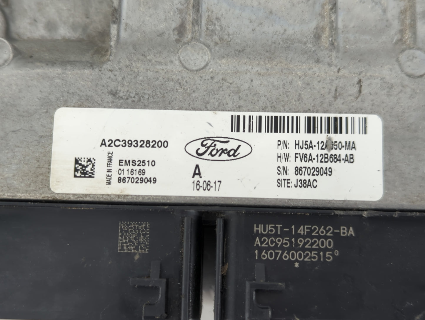 2017-2019 Ford Escape PCM Engine Control Computer ECU ECM PCU OEM P/N:HJ5A-12A650-MA A2C39328200 Fits Fits 2017 2018 2019 OEM Used Auto Parts - Oemusedautoparts1.com