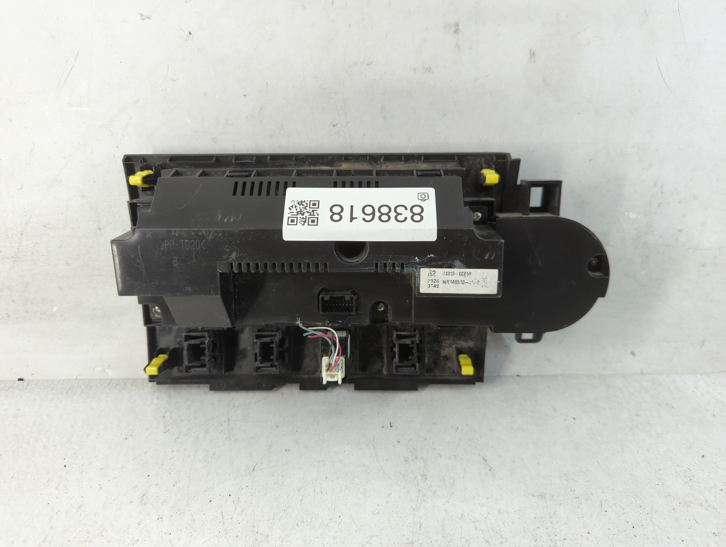 2008-2009 Toyota Tundra Climate Control Module Temperature AC/Heater Replacement Fits Fits 2008 2009 OEM Used Auto Parts - Oemusedautoparts1.com
