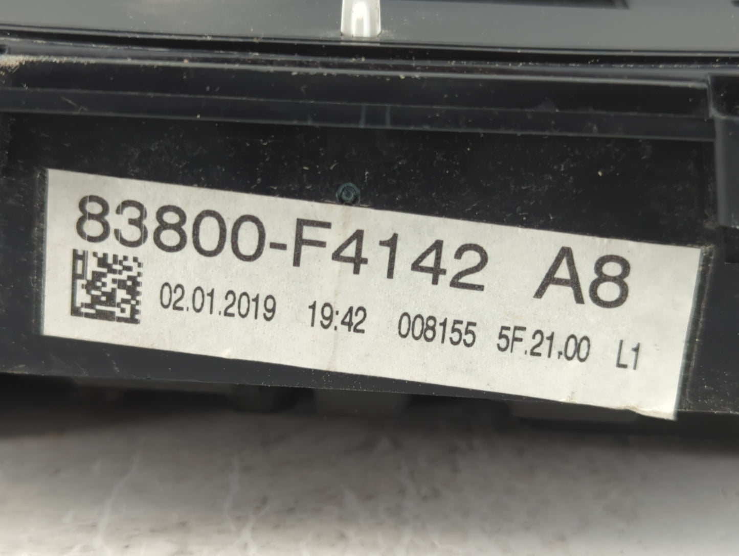2019 Dodge Charger Instrument Cluster Speedometer Gauges P/N:83800-F4142 Fits OEM Used Auto Parts - Oemusedautoparts1.com