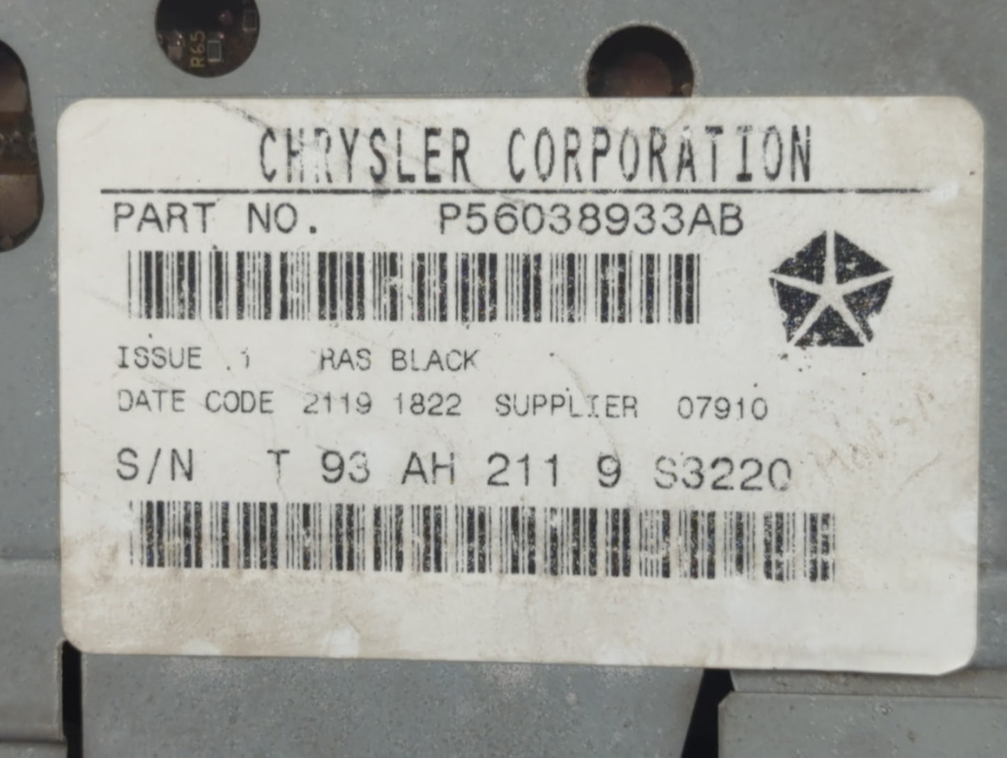 1994-2003 Dodge Ram 1500 Radio Control Panel - Oemusedautoparts1.com