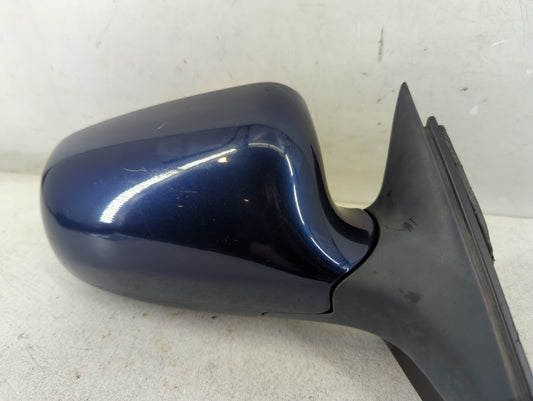 2000 Audi A4 Passenger Right Side View Manual Door Mirror Blue