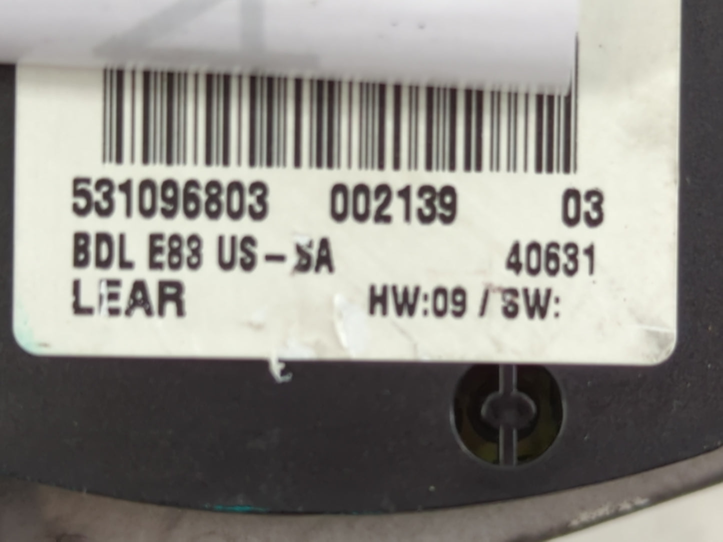 2004 Bmw X3 Headlight Head Light Switch Lamp Control 531096803