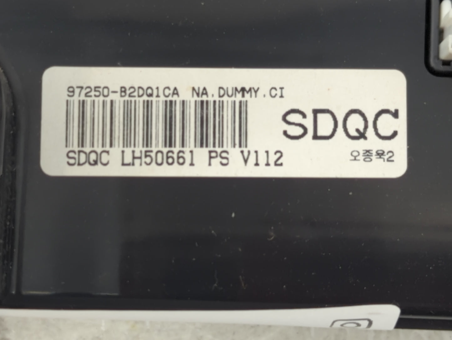 2017-2019 Kia Soul Climate Control Module Temperature AC/Heater Replacement P/N:97250-B2Q1CA Fits Fits 2017 2018 2019 OEM Used Auto Parts - Oemusedautoparts1.com