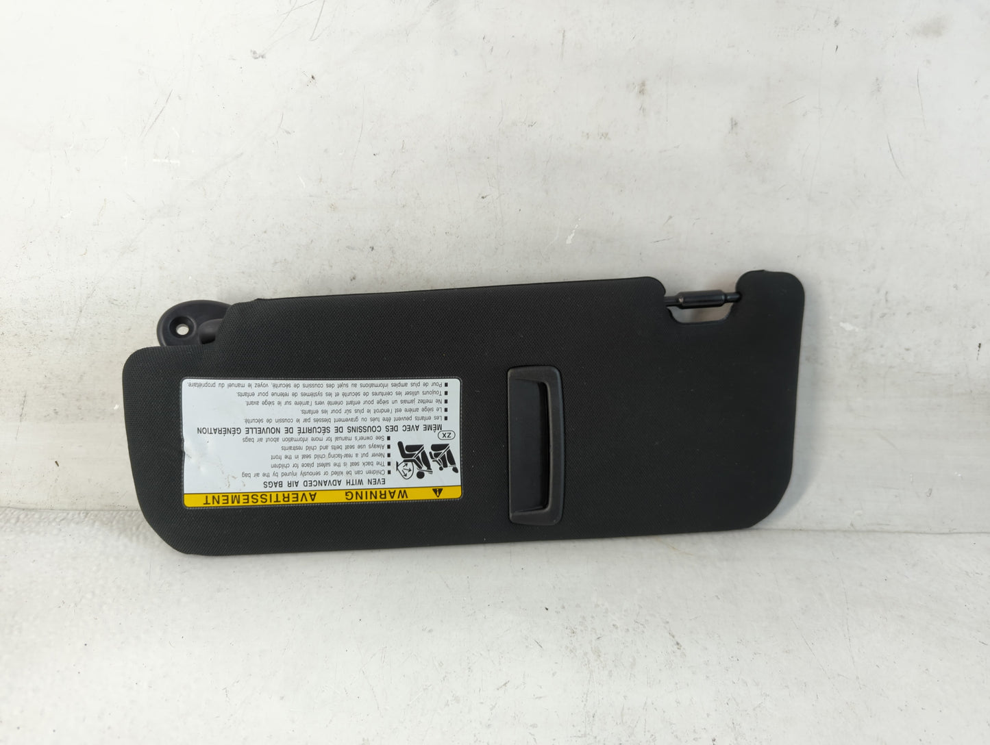 2009 Toyota Venza Sun Visor Shade Replacement Passenger Right Mirror Fits OEM Used Auto Parts - Oemusedautoparts1.com