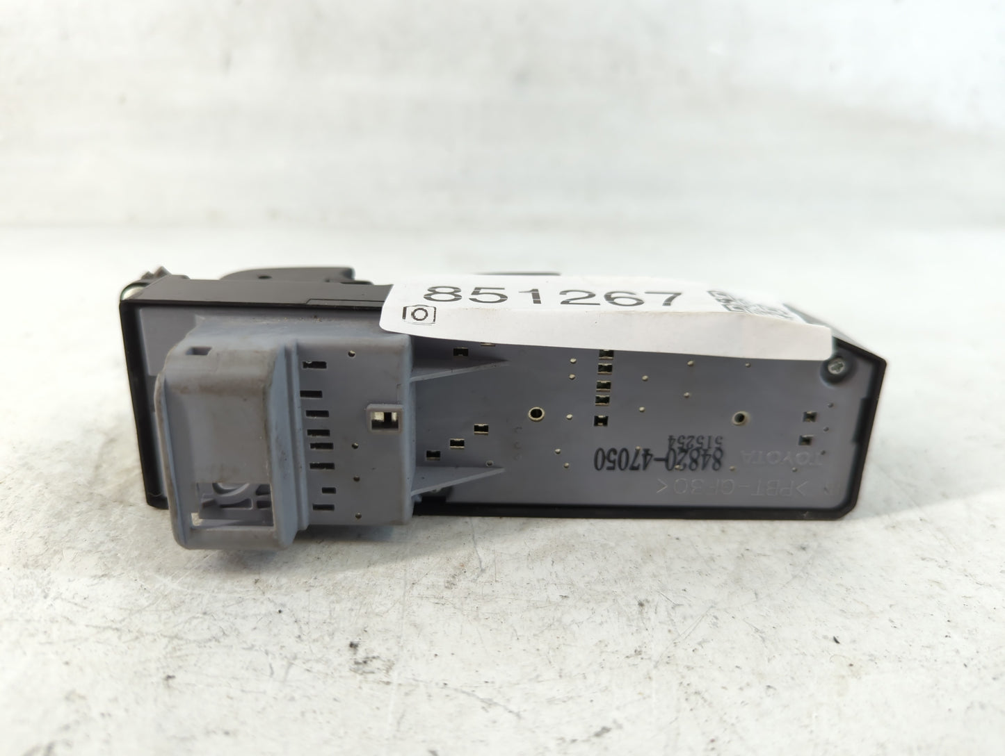 2004-2013 Toyota Prius Master Power Window Switch Replacement Driver Side Left P/N:84820-47050 Fits OEM Used Auto Parts - Oemusedautoparts1.com