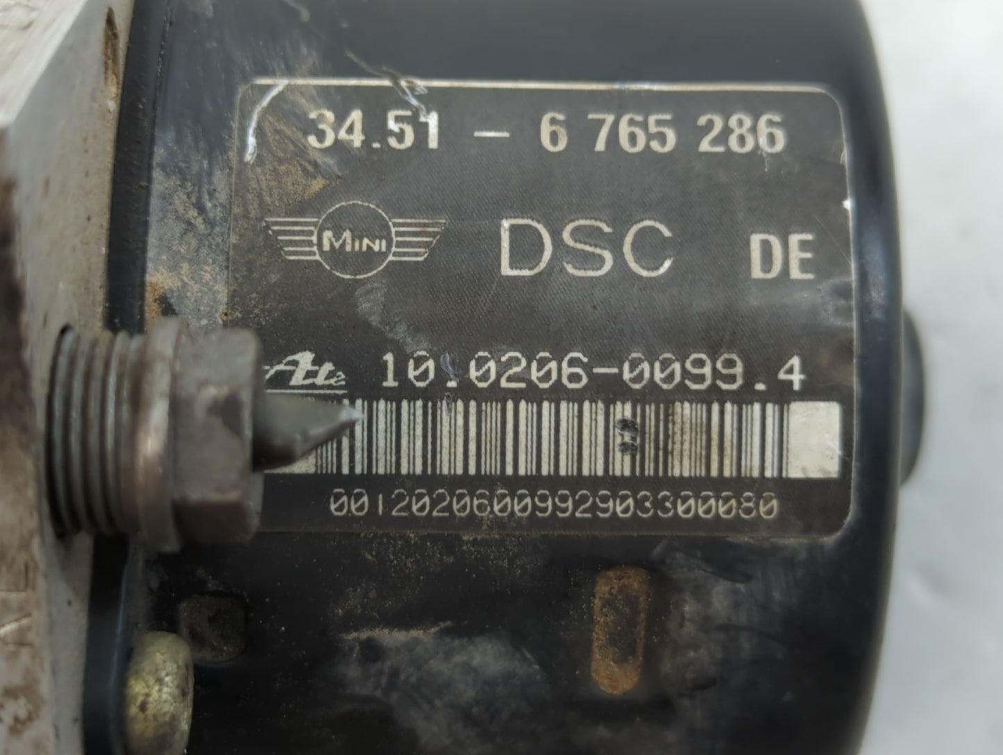 2004 Mini Cooper ABS Pump Control Module Replacement P/N:6 765 286 Fits OEM Used Auto Parts - Oemusedautoparts1.com