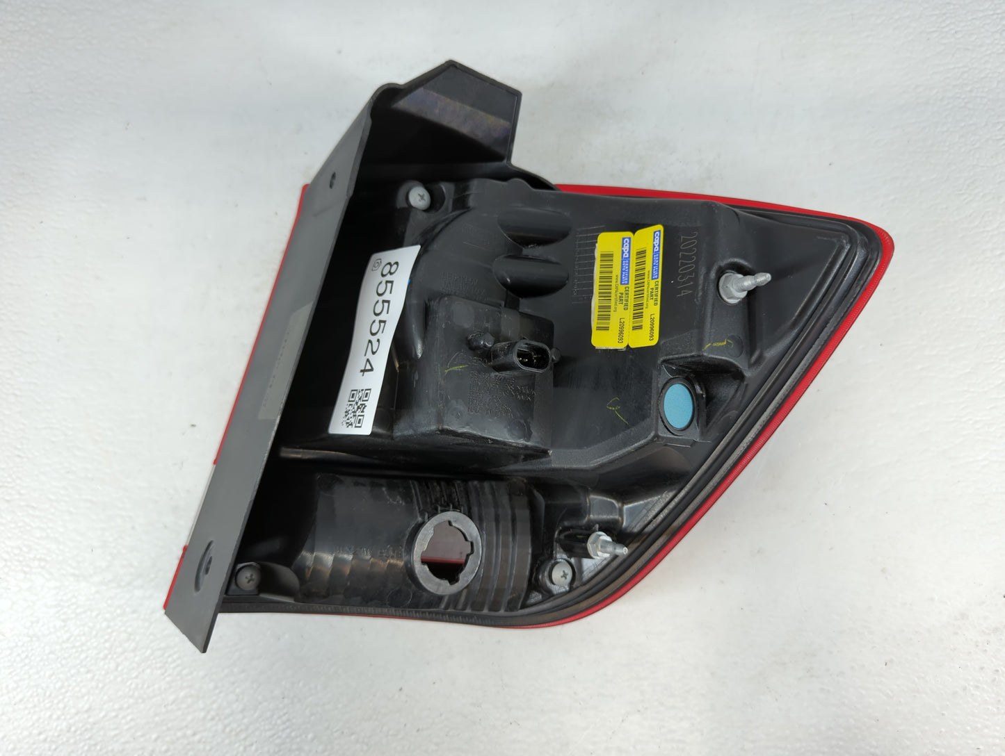 2016 Dodge Journey Tail Light Assembly Driver Left OEM P/N:L20996093 20220314 Fits OEM Used Auto Parts - Oemusedautoparts1.com