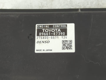 2011 Toyota Prius PCM Engine Control Computer ECU ECM PCU OEM P/N:275400-5571 89661-47390 Fits OEM Used Auto Parts