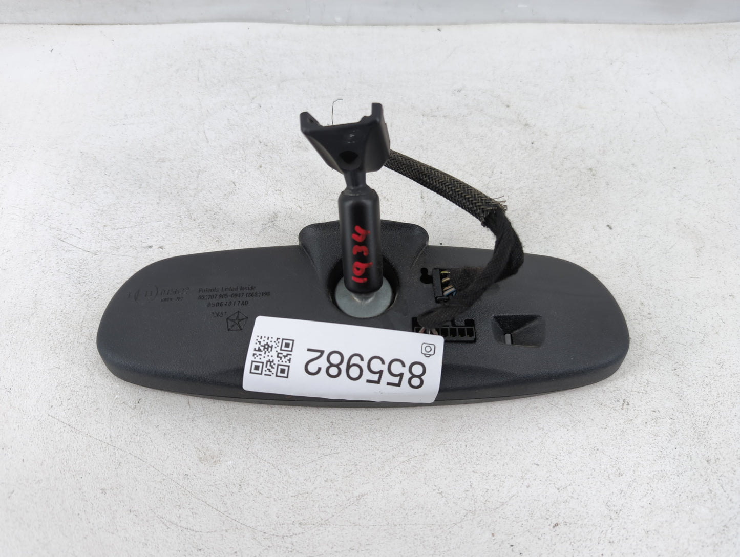 2007-2012 Dodge Caliber Interior Rear View Mirror Replacement OEM P/N:E11015622 Fits OEM Used Auto Parts - Oemusedautoparts1.com
