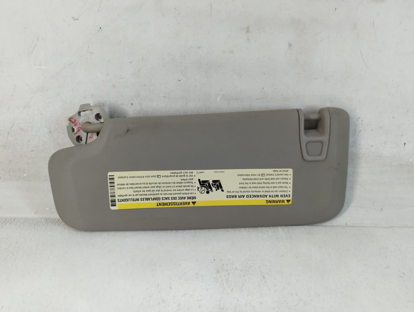 2011-2016 Chevrolet Cruze Sun Visor Shade Replacement Passenger Right Mirror Fits Fits 2011 2012 2013 2014 2015 2016 OEM Used Auto Parts - Oemusedautoparts1.com