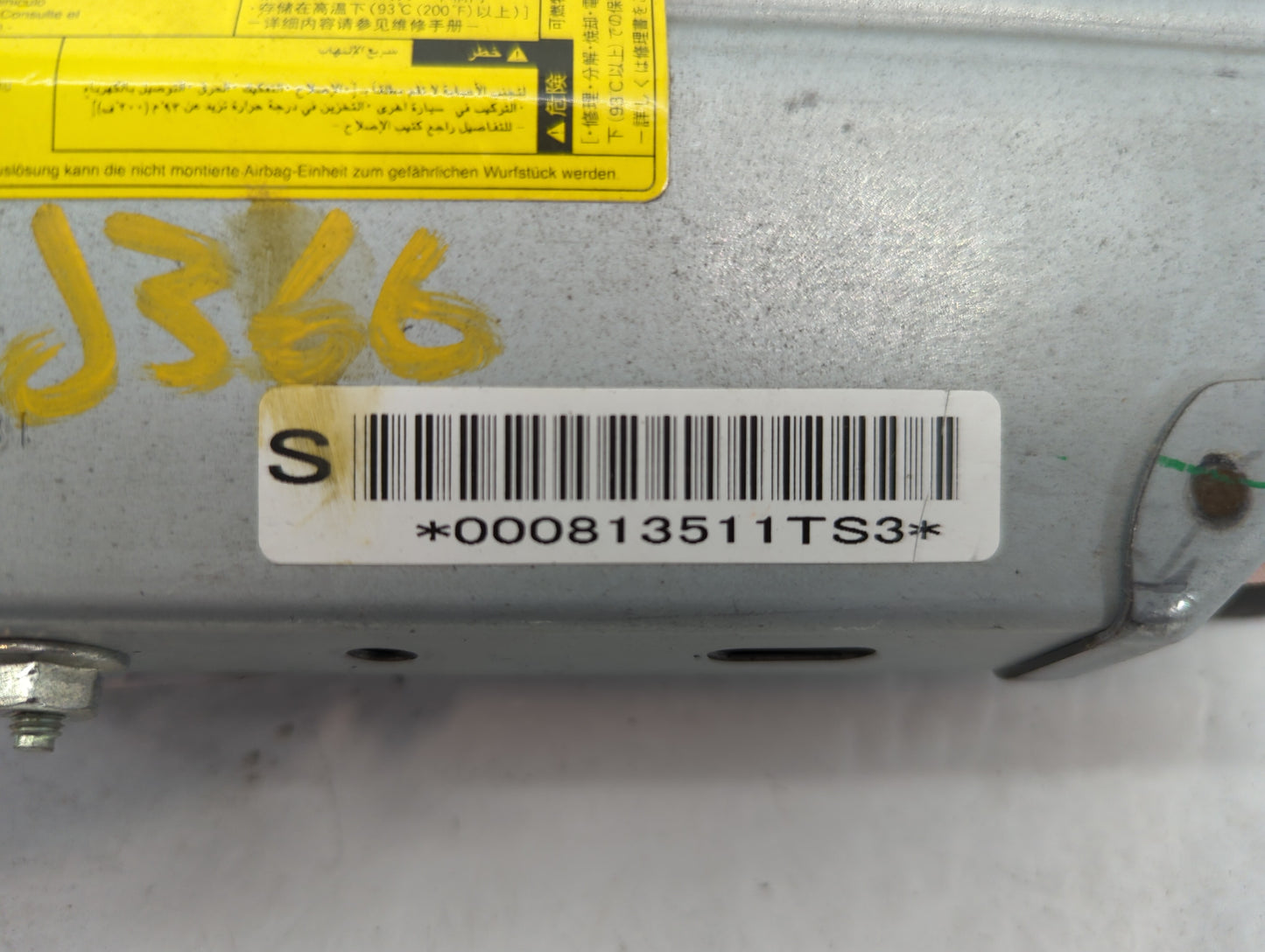 2011-2016 Scion Tc Air Bag Passenger Right Knee OEM Fits Fits 2011 2012 2013 2014 2015 2016 OEM Used Auto Parts - Oemusedautoparts1.com