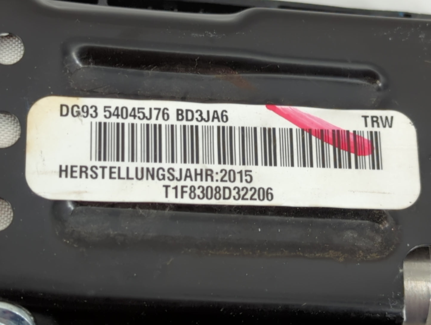 2013-2020 Ford Fusion Air Bag Passenger Right Knee OEM P/N:DG93 54045J76 BD3 Fits Fits 2013 2014 2015 2016 2017 2018 2019 2020 OEM Used Auto Parts - Oemusedautoparts1.com