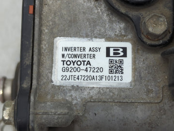 2007-2009 Toyota Prius Hybrid DC Synergy Drive Power Inverter P/N:G9200-47220 Fits Fits 2007 2008 2009 OEM Used Auto Parts