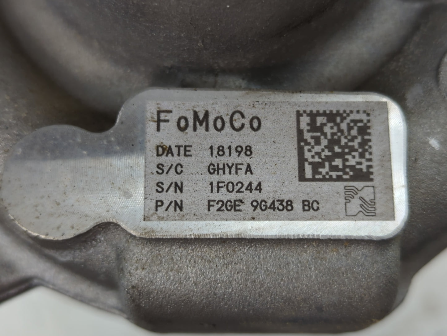 2017 Ford Escape Turbocharger Turbo Charger Super Charger Supercharger