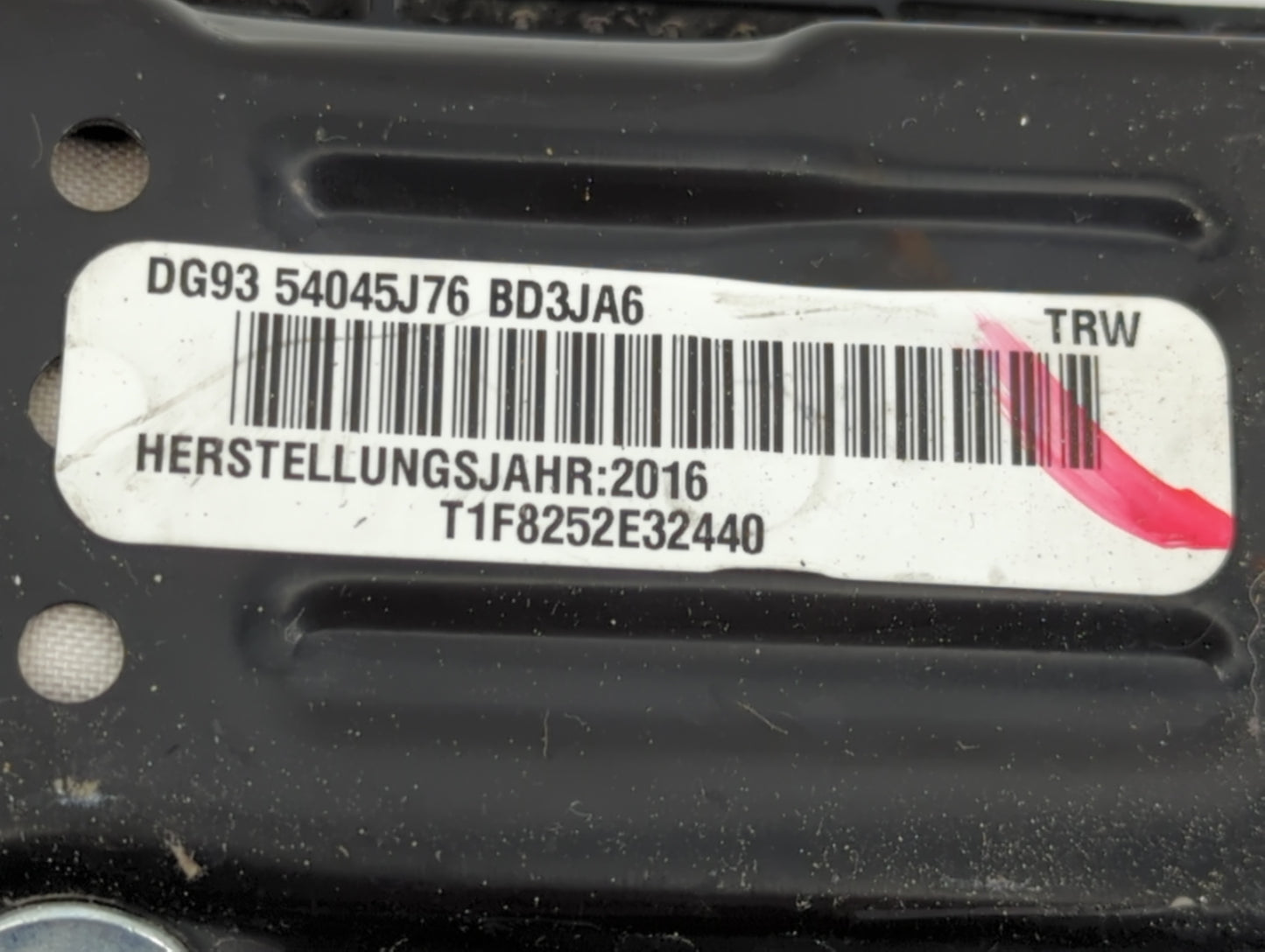 2013-2020 Ford Fusion Air Bag Driver Left Knee OEM P/N:DG93 54045J76 BD3 Fits Fits 2013 2014 2015 2016 2017 2018 2019 2020 OEM Used Auto Parts