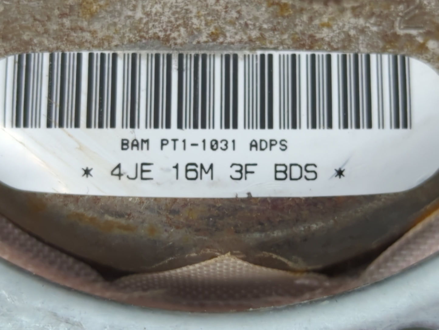 2011 Dodge Caravan Air Bag Driver Left Steering Wheel Mounted P/N:4JE 16M 3F Fits Fits 2013 2014 2015 2016 2017 2018 2019 2020 OEM Used Auto Parts - Oemusedautoparts1.com