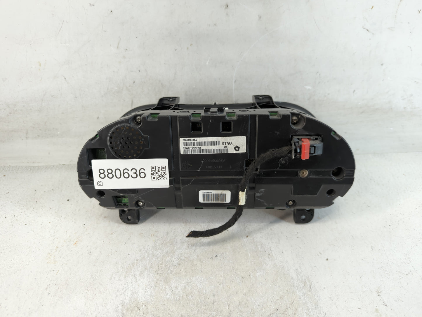 2017 Chrysler 200 Instrument Cluster Speedometer Gauges P/N:68310017AA Fits OEM Used Auto Parts - Oemusedautoparts1.com