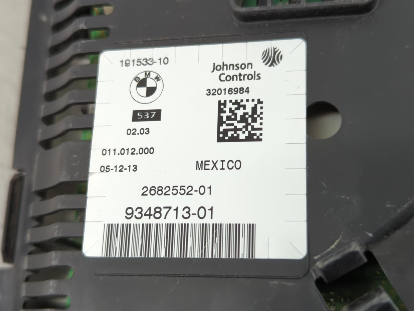 2014-2018 Bmw X5 Instrument Cluster Speedometer Gauges P/N:9348713-01 Fits Fits 2014 2015 2016 2017 2018 OEM Used Auto Parts - Oemusedautoparts1.com