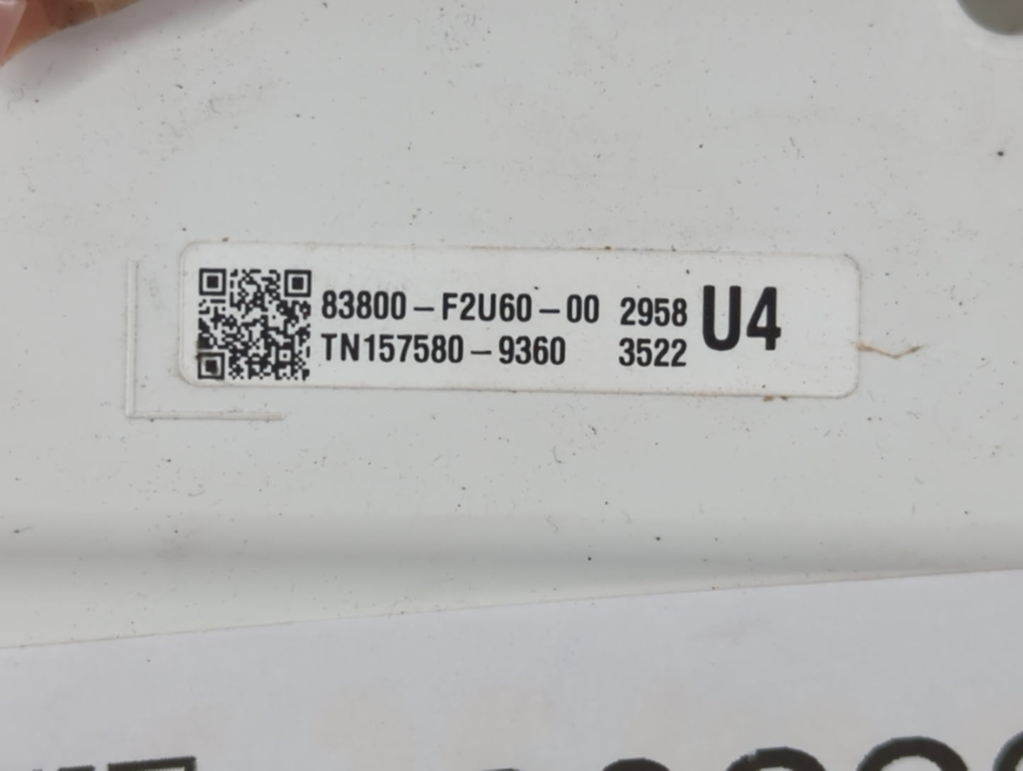2018-2019 Toyota Corolla Instrument Cluster Speedometer Gauges P/N:83800-F2U60-00 Fits Fits 2018 2019 OEM Used Auto Parts - Oemusedautoparts1.com