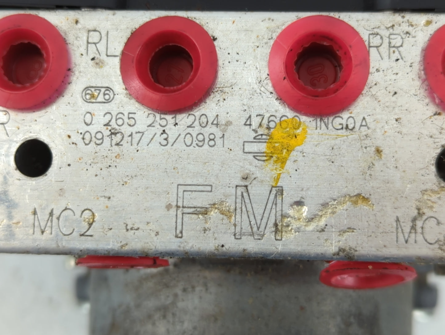 2009-2010 Infiniti G37 ABS Pump Control Module Replacement P/N:0 265 251 204 47660 1NG0A Fits Fits 2009 2010 OEM Used Auto Parts