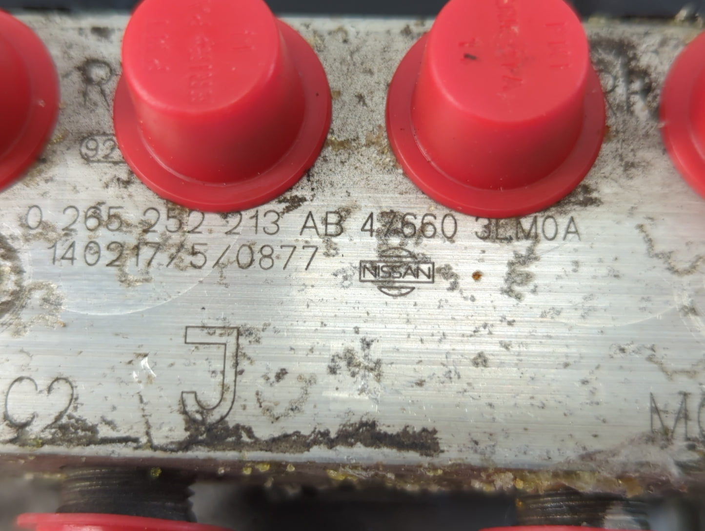 2014 Nissan Nv200 ABS Pump Control Module Replacement P/N:47660 3EM0A 0 265 252 213 AB Fits OEM Used Auto Parts - Oemusedautoparts1.com