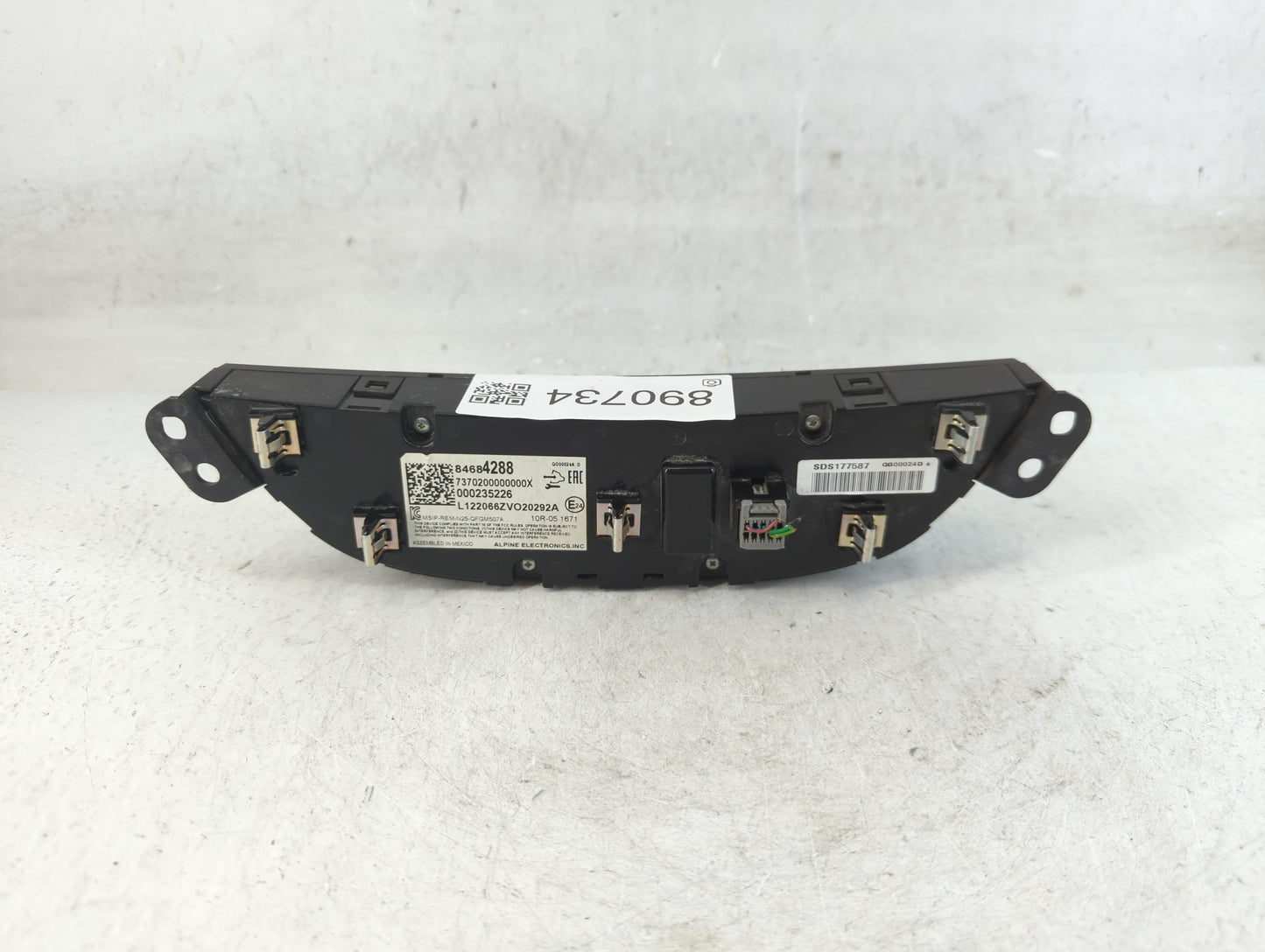 2018-2021 Chevrolet Malibu Climate Control Module Temperature AC/Heater Replacement P/N:84684288 Fits Fits 2018 2019 2020 2021 OEM Used Auto Parts