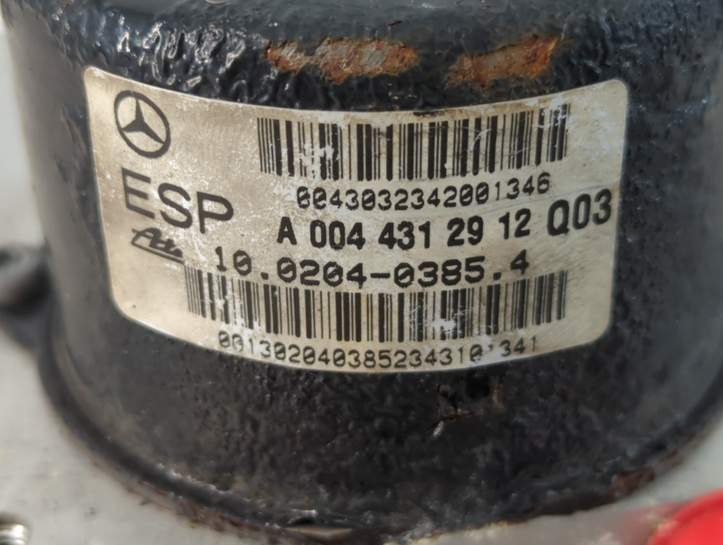 2004-2005 Mercedes-Benz C230 ABS Pump Control Module Replacement P/N:A 004 431 29 12 Q03 Fits Fits 2003 2004 2005 OEM Used Auto Parts