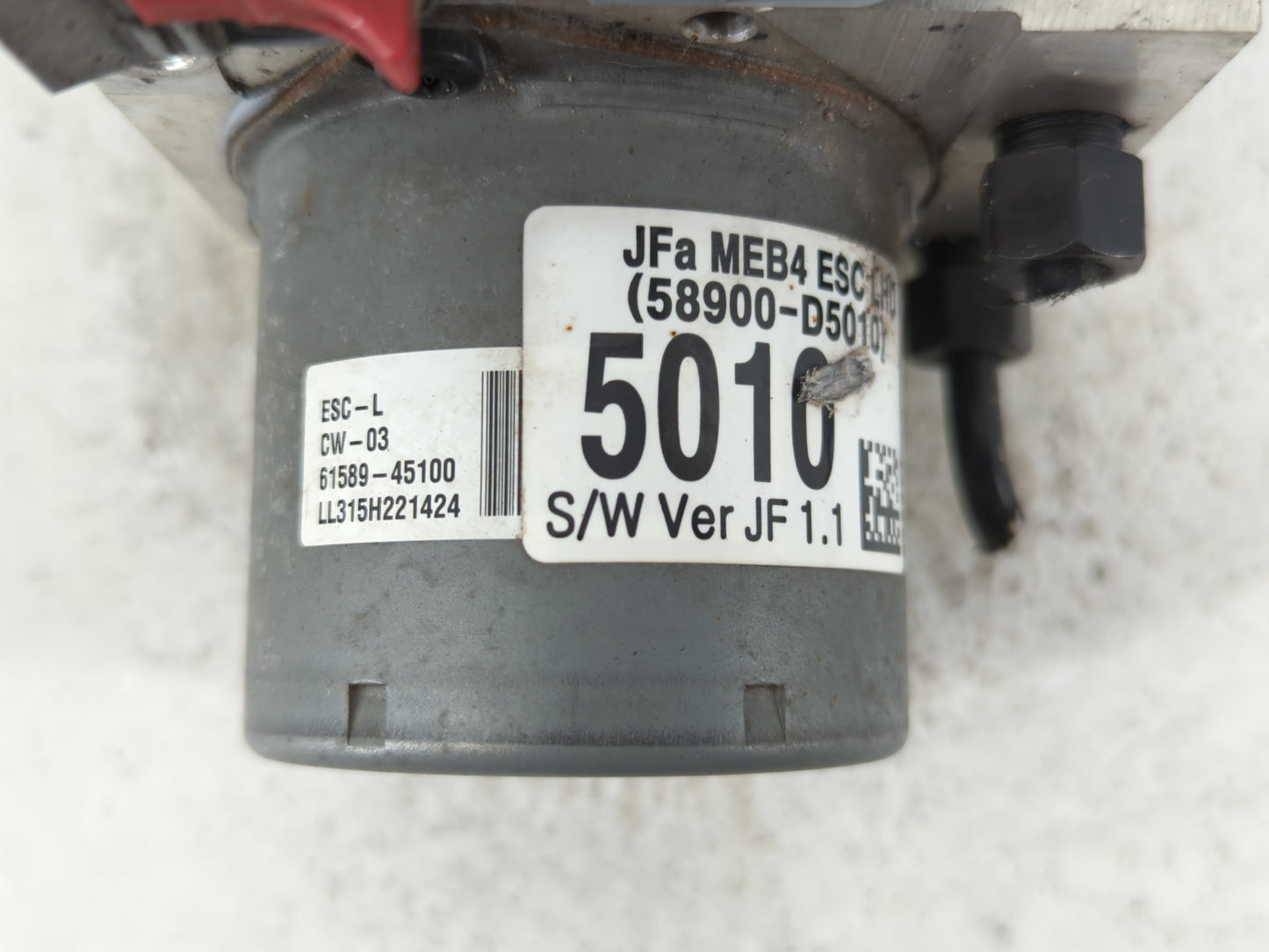 2014-2016 Kia Optima ABS Pump Control Module Replacement P/N:58500-4U701 Fits Fits 2014 2015 2016 OEM Used Auto Parts - Oemusedautoparts1.com