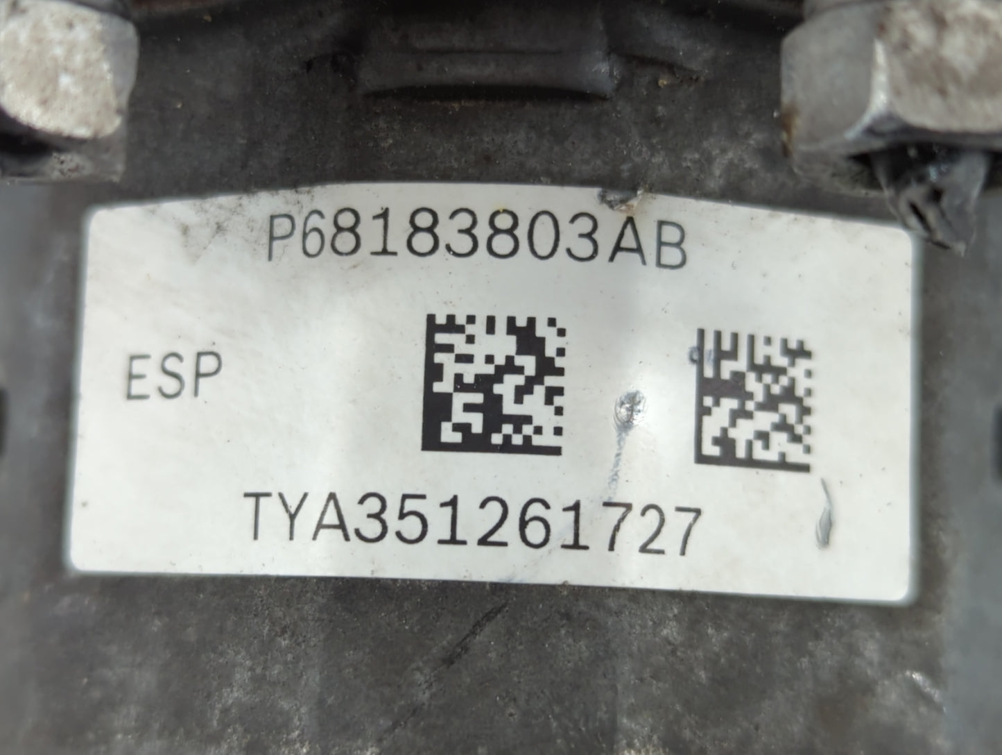 2013 Chrysler Town & Country ABS Pump Control Module Replacement P/N:P68183803AB Fits OEM Used Auto Parts