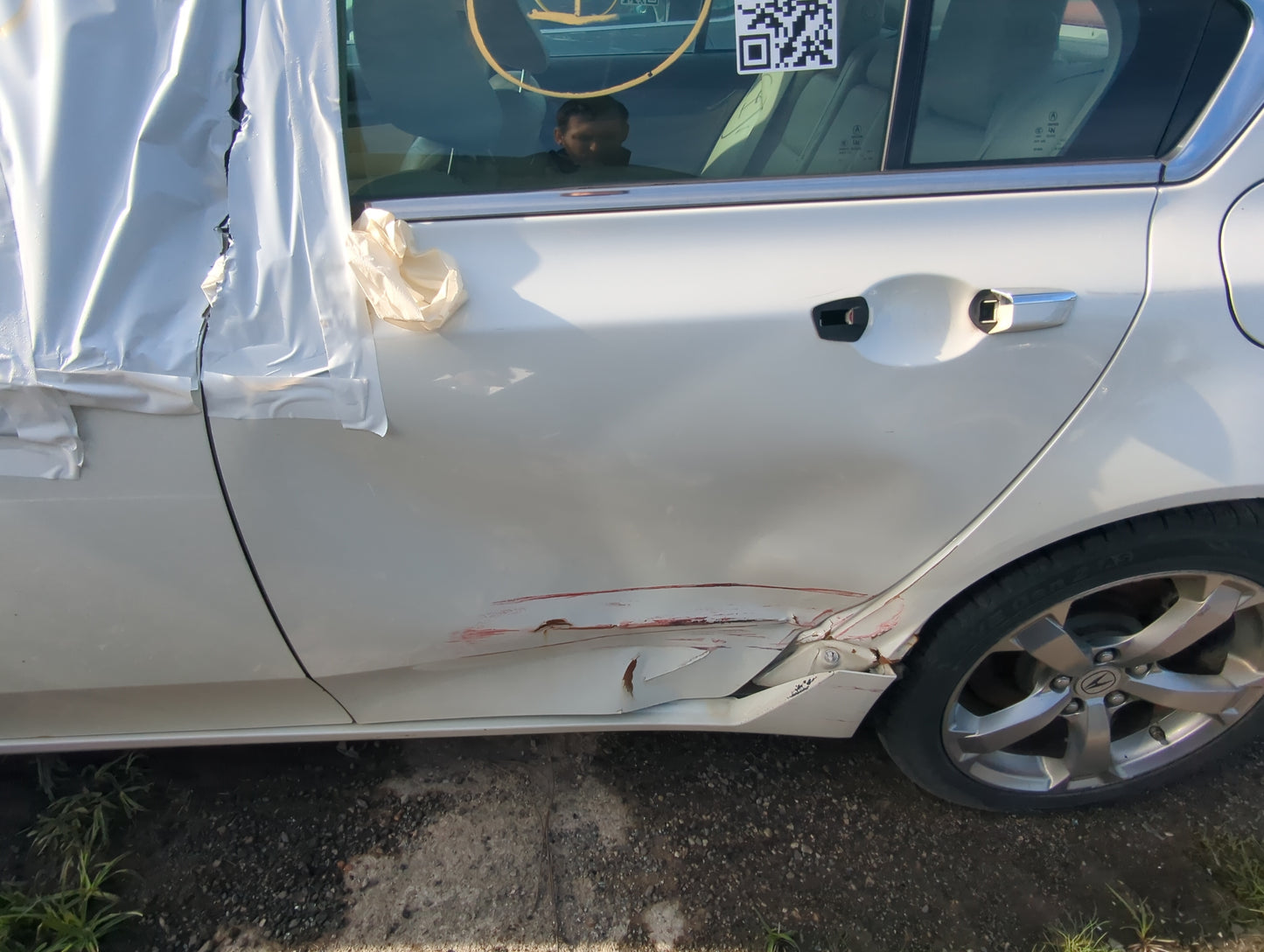 2009-2014 Acura Tl Driver Rear Door Oem