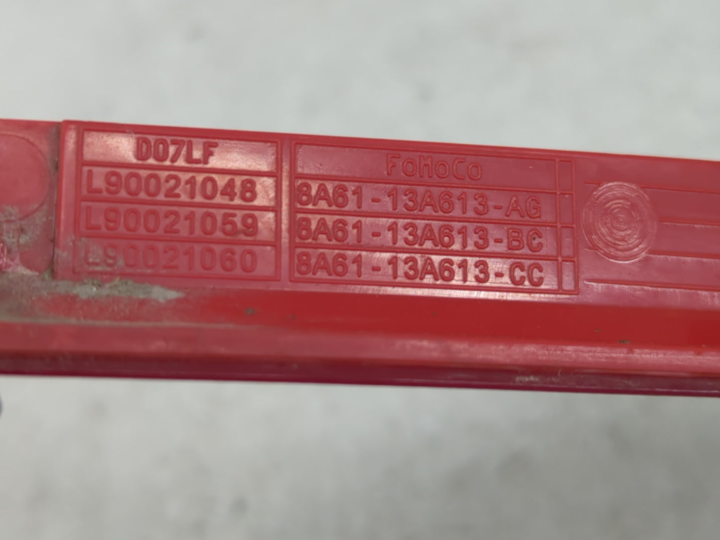 2013 Ford Focus Third Brake Light Tail Light Fits OEM Used Auto Parts - Oemusedautoparts1.com
